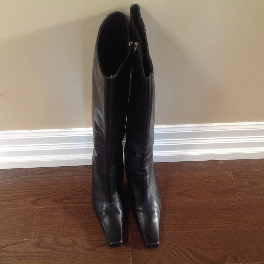 Black Leather Boots